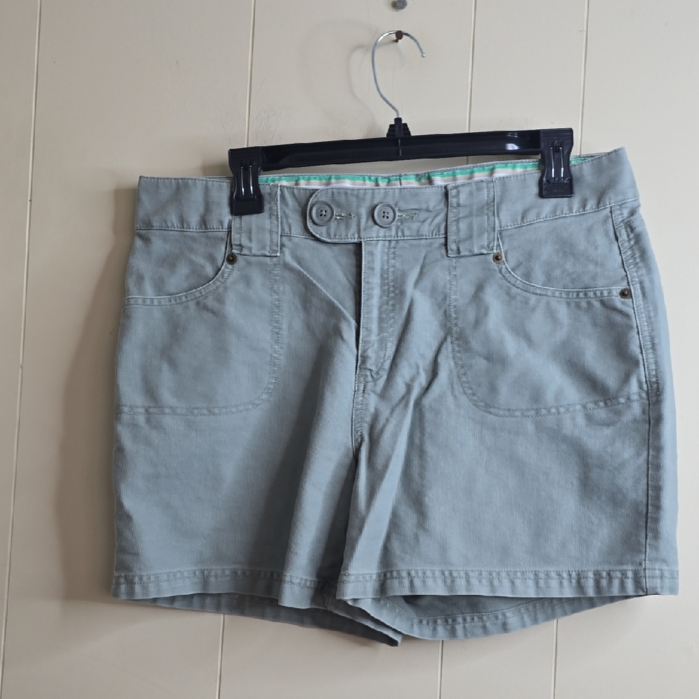 Stylish Gray/Green Women's Shorts Bass 12